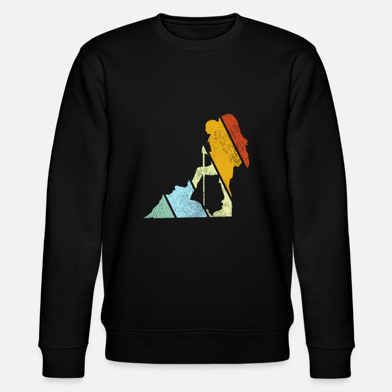 Randonnée Rétro - Sweat bio CHANGER Stanley/Stella Unisexe - noir