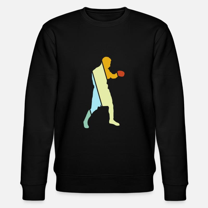 Boxe Rétro - Sweat bio CHANGER Stanley/Stella Unisexe - noir