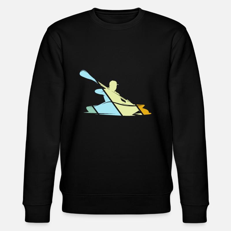 Kanu Retro - Stanley/Stella Unisex Bio-Sweatshirt CHANGER  - Schwarz