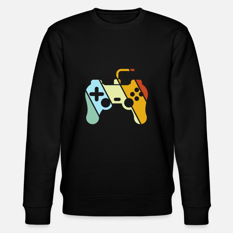Gaming Retro - Stanley/Stella Unisex Bio-Sweatshirt CHANGER  - Schwarz