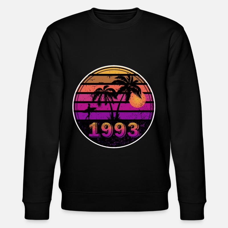 Jahrgang 1993 - Stanley/Stella Unisex Bio-Sweatshirt CHANGER - Schwarz