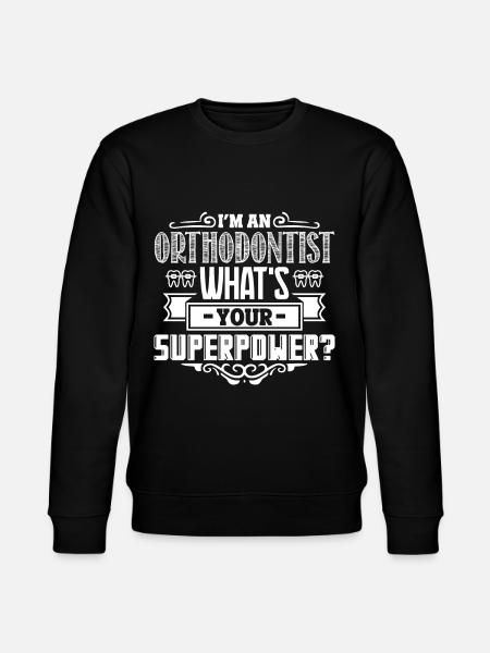Orthodontist Orthodontist Superpower - Stanley/Stella CHANGER Unisex Organic Sweatshirt - black