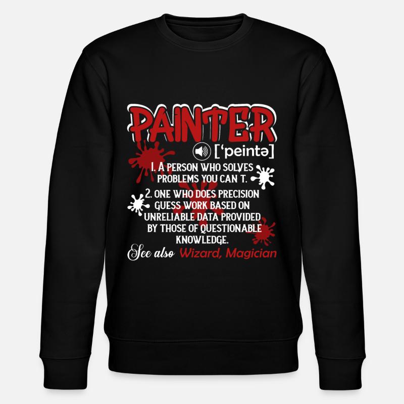 Painter Painter Definition - Stanley/Stella CHANGER Unisex Organic Sweatshirt - black