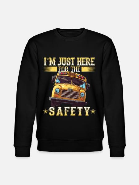 Schulbuswärter - Schulbusfahrer - Stanley/Stella Unisex Bio-Sweatshirt CHANGER  - Schwarz