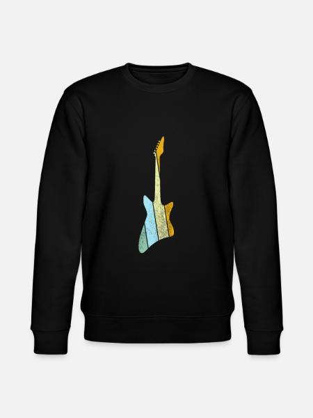 Electric Guitar Retro - Stanley/Stella CHANGER Unisex Organic Sweatshirt - black