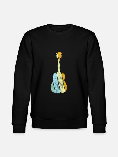 Guitar Retro - Stanley/Stella CHANGER Unisex Organic Sweatshirt - black