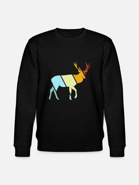 Hirsch Rétro - Sweat bio CHANGER Stanley/Stella Unisexe - noir