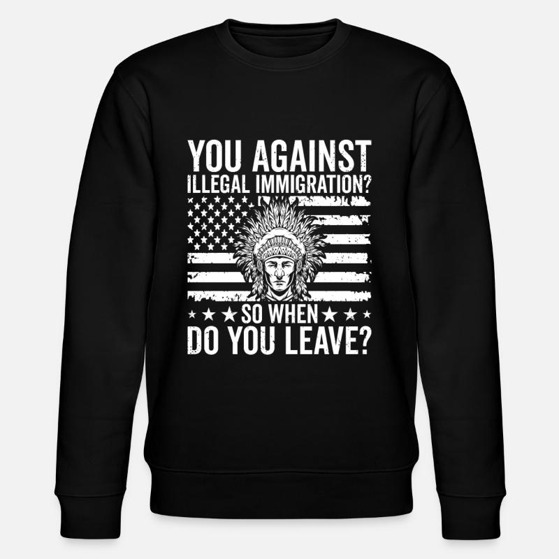 Pour l’immigration - Sweat bio CHANGER Stanley/Stella Unisexe - noir