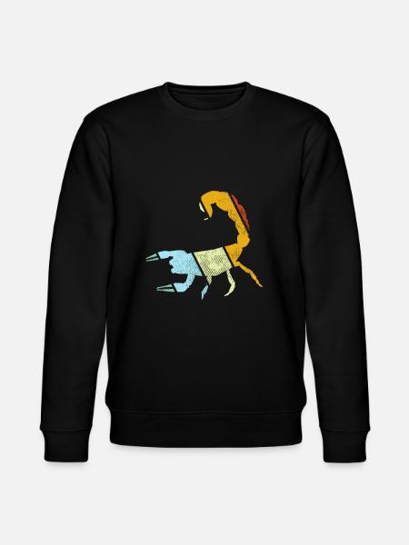 Scorpio Retro - Stanley/Stella CHANGER Unisex Organic Sweatshirt - black