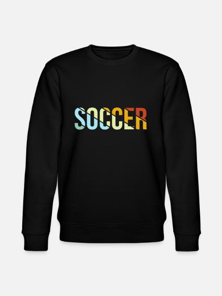 Fußball Retro - Stanley/Stella Unisex Bio-Sweatshirt CHANGER - Schwarz