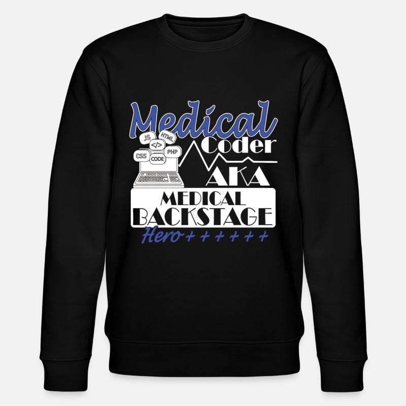 Assistant médical - Codeur médical - Sweat bio CHANGER Stanley/Stella Unisexe - noir