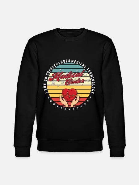 Medical Assistant - Medical Coder - Stanley/Stella CHANGER Unisex Organic Sweatshirt - black
