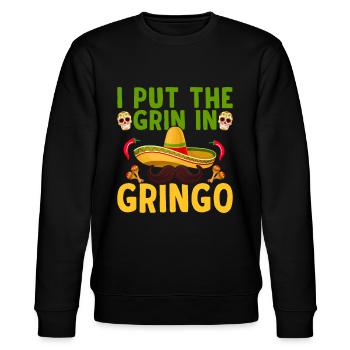 Mettez Grin In Gringo Proud Gringos - Sweat bio CHANGER Stanley/Stella Unisexe - noir - Devant - Nik (191cm) & Marisol (170cm)