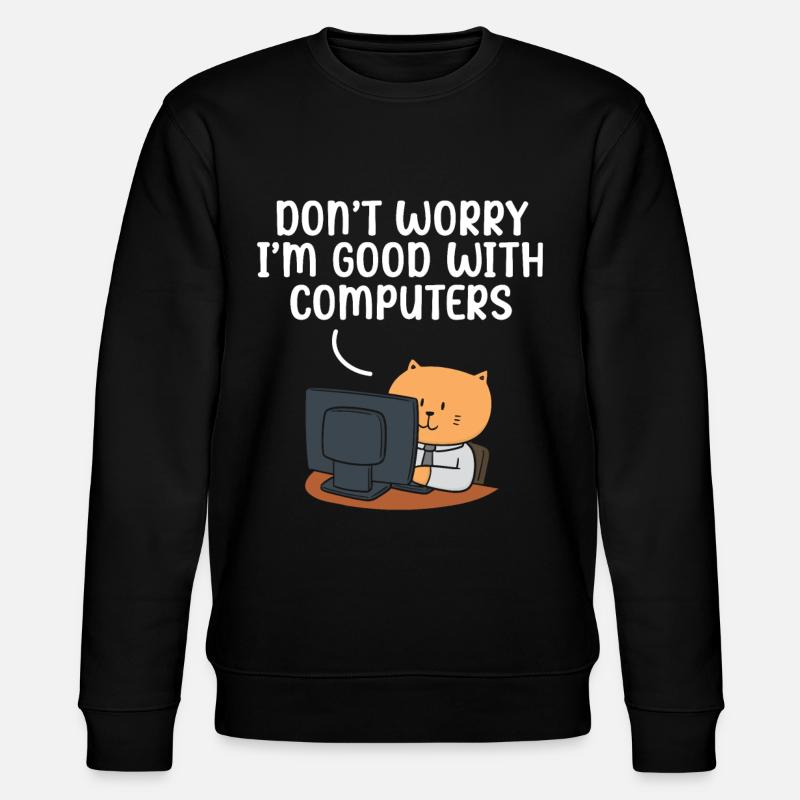 It's always DNS - Stanley/Stella CHANGER Unisex Organic Sweatshirt - black