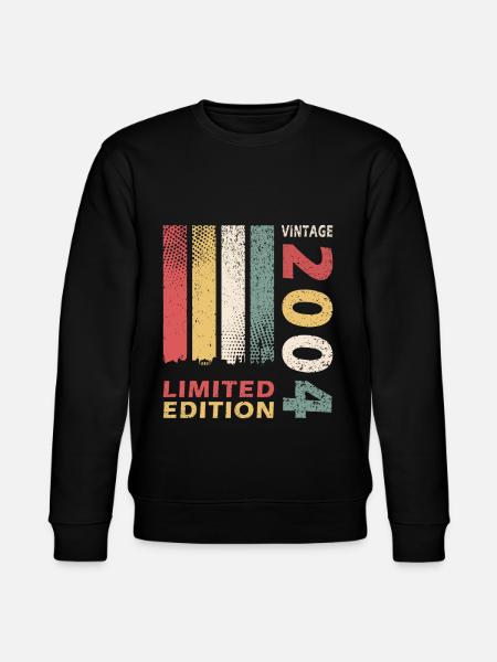 2004 - Limited Edition - Stanley/Stella Unisex Bio-Sweatshirt CHANGER - Schwarz