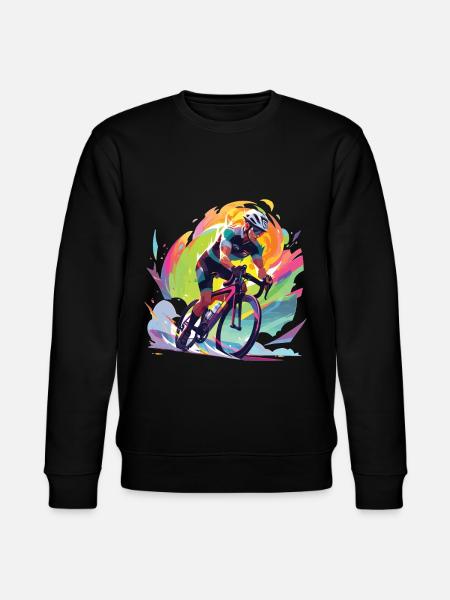 Racefiets Racefiets Racefiets Herenfiets - Stanley/Stella Uniseks bio-sweatshirt CHANGER  - zwart
