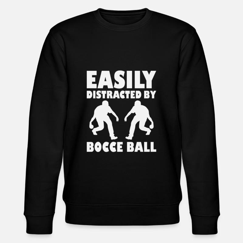 Bocce Player Funny Bocce - Stanley/Stella CHANGER Unisex Organic Sweatshirt - black