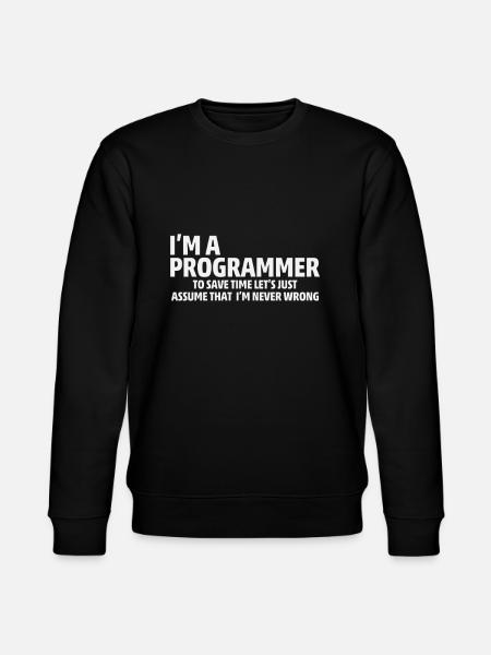 Informatik Admin Programmierer IT-Programmierer - Stanley/Stella Unisex Bio-Sweatshirt CHANGER - Schwarz