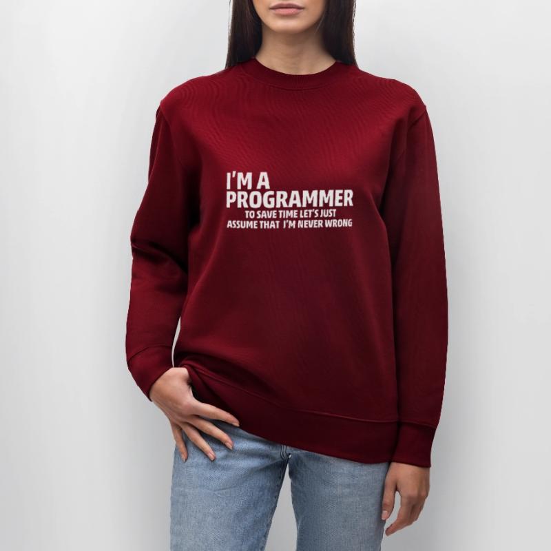 Informatik Admin Programmierer IT-Programmierer Stanley/Stella Unisex Bio-Sweatshirt CHANGER 