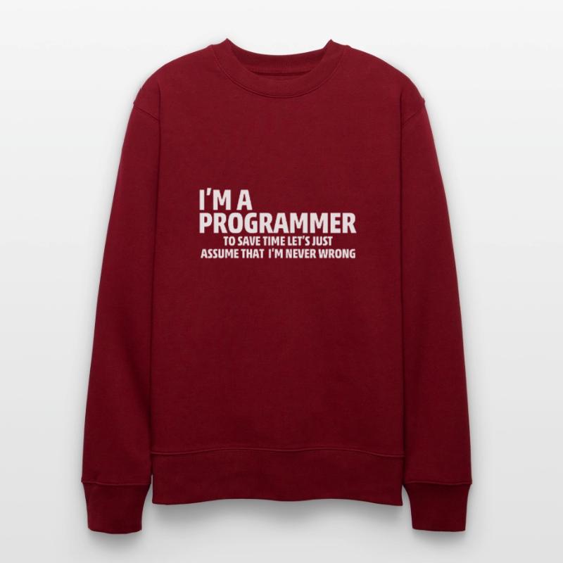 Informatik Admin Programmierer IT-Programmierer Stanley/Stella Unisex Bio-Sweatshirt CHANGER 