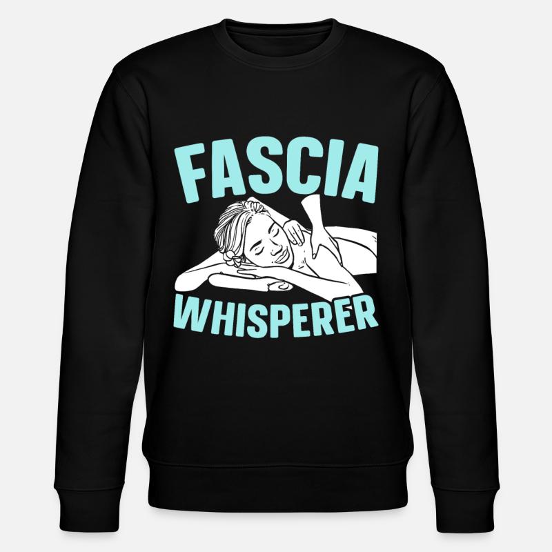 Faszienflüsterer lizenzierter Massagetherapeut - Stanley/Stella Unisex Bio-Sweatshirt CHANGER  - Schwarz