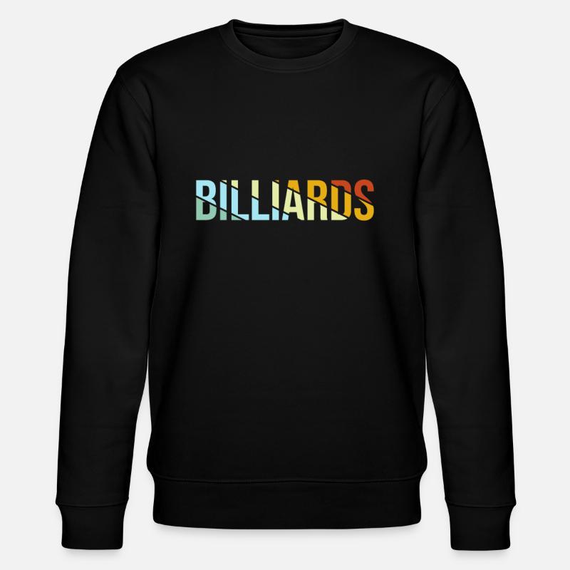 Billard Rétro - Sweat bio CHANGER Stanley/Stella Unisexe - noir