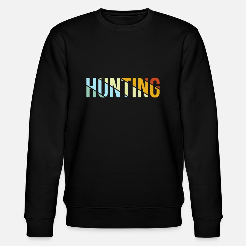 Chasse rétro - Sweat bio CHANGER Stanley/Stella Unisexe - noir