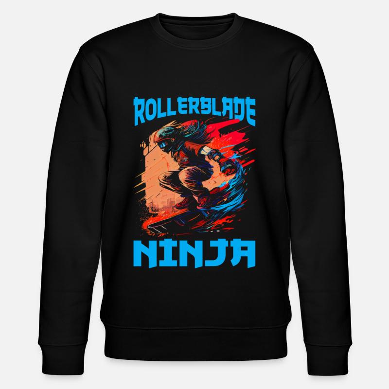 Rollerblade Ninja 6 - Sweat bio CHANGER Stanley/Stella Unisexe - noir