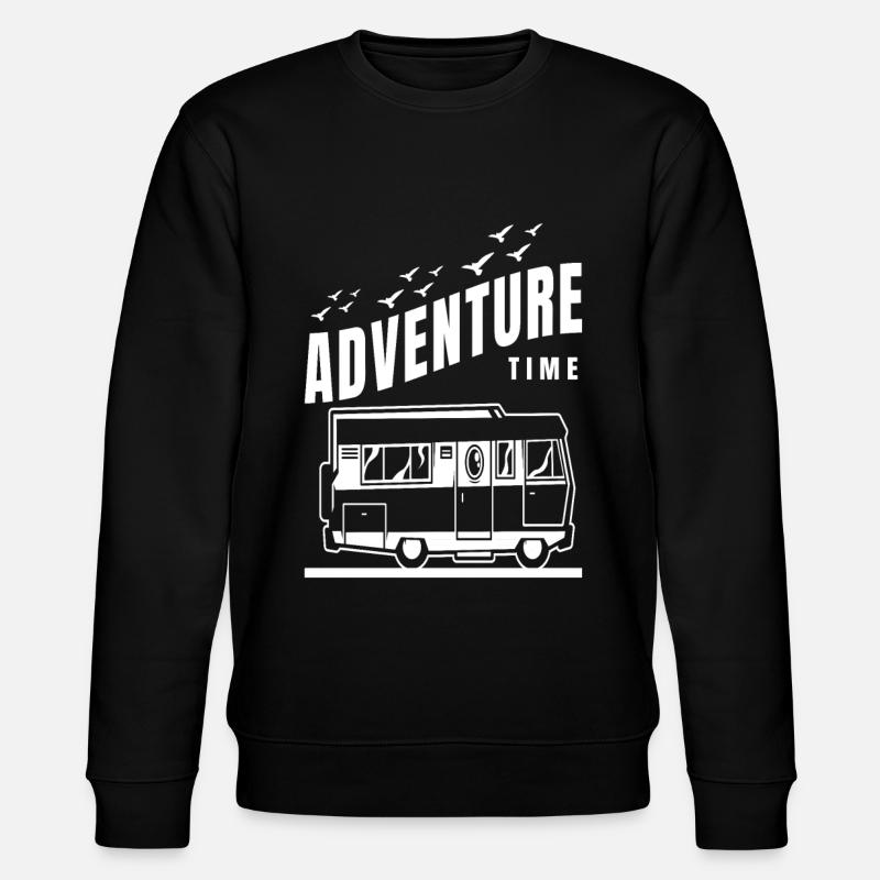 Camping Wohnwagen Wohnmobil Camper Spruch - Stanley/Stella Unisex Bio-Sweatshirt CHANGER  - Schwarz