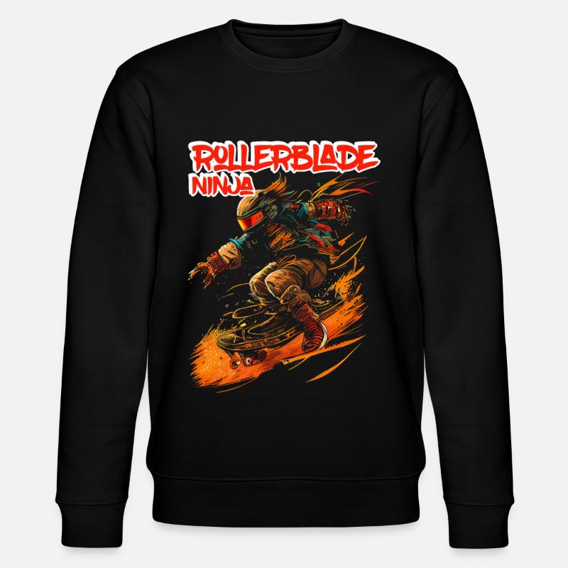 Rollerblade Ninja 5 - Sweat bio CHANGER Stanley/Stella Unisexe - noir