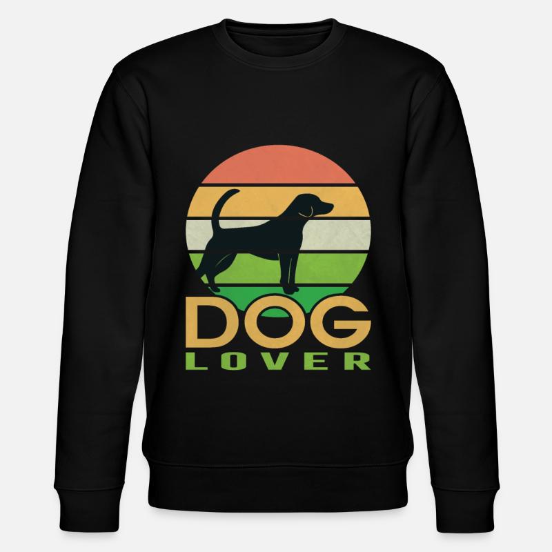 Amoureux des chiens - Sweat bio CHANGER Stanley/Stella Unisexe - noir