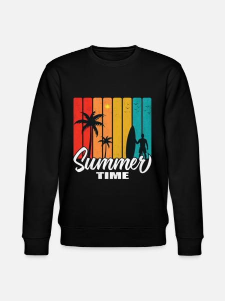 Summer Time - Stanley/Stella CHANGER Unisex Organic Sweatshirt - black