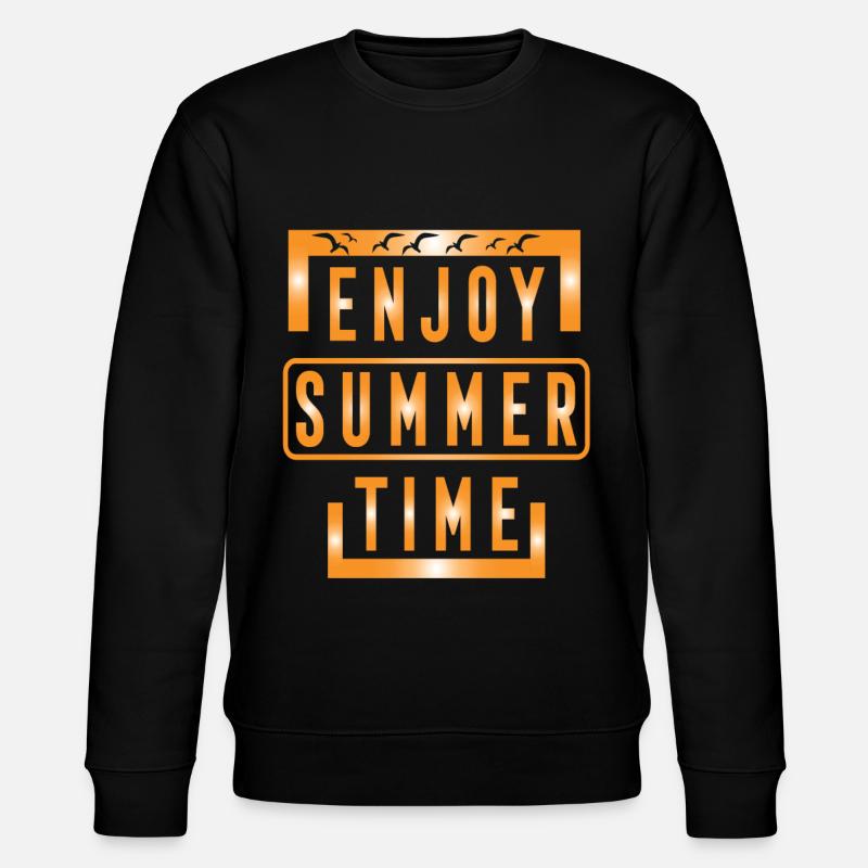 Profitez de l’heure d’été - Sweat bio CHANGER Stanley/Stella Unisexe - noir