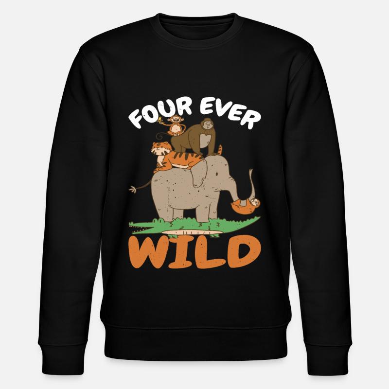 Quatre Ever Wild 52 - Sweat bio CHANGER Stanley/Stella Unisexe - noir