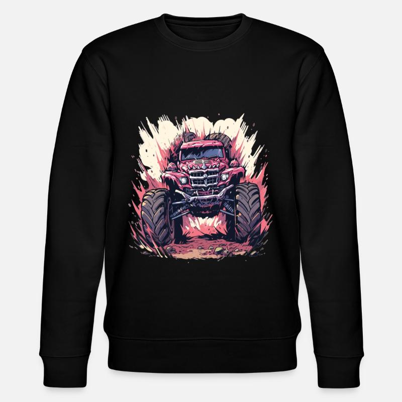 Monstertruck - Stanley/Stella Unisex Bio-Sweatshirt CHANGER  - Schwarz