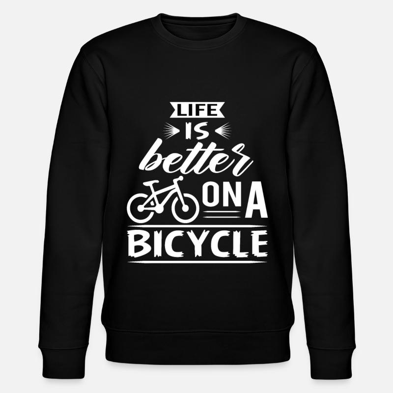 Rennrad - Stanley/Stella Unisex Bio-Sweatshirt CHANGER - Schwarz