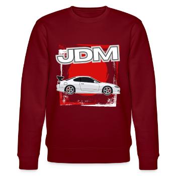 Jdm / Tuning / Turbocharger / Rims / Chiptuning - Stanley/Stella CHANGER Unisex Organic Sweatshirt - burgundy - Front - Nik (191cm) & Marisol (170cm)