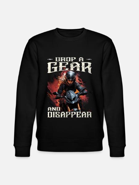 Motorcyclist - Biker / Biker Woman - Stanley/Stella CHANGER Unisex Organic Sweatshirt - black