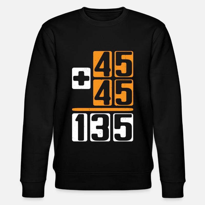 45 + 45 = 135 6 - Stanley/Stella CHANGER Unisex Organic Sweatshirt - black