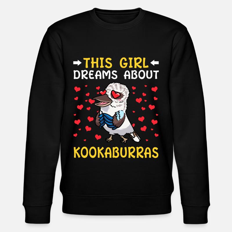 Laughing Hans Vogel Jägerliest - Sweat bio CHANGER Stanley/Stella Unisexe - noir