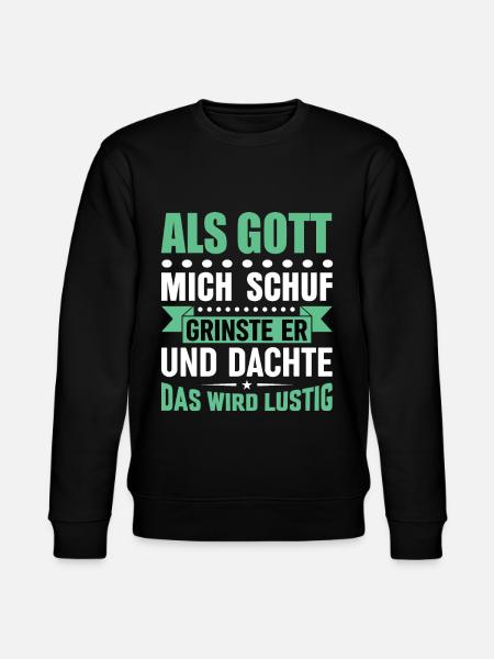 Lustige Sprüche - Stanley/Stella Unisex Bio-Sweatshirt CHANGER  - Schwarz