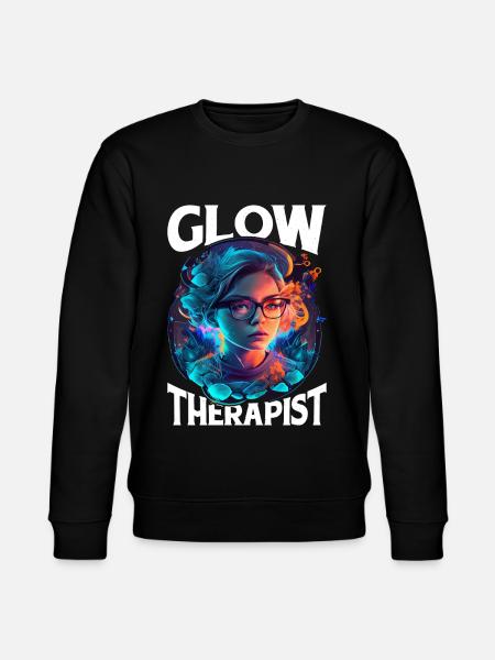 Glow Therapist 5 - Stanley/Stella CHANGER Unisex Organic Sweatshirt - black