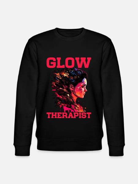 Glow Therapist 6 - Stanley/Stella CHANGER Unisex Organic Sweatshirt - black