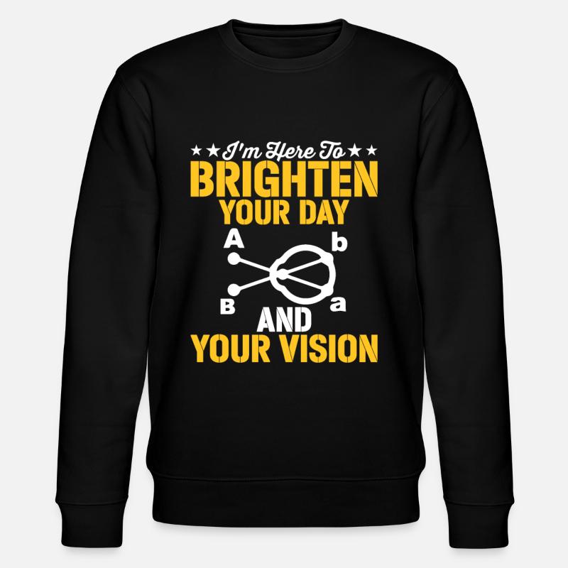 Ophtalmologiste Illuminez votre vision Optométriste - Sweat bio CHANGER Stanley/Stella Unisexe - noir