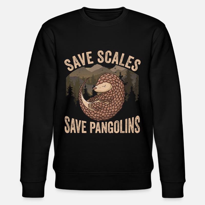 Sauver les Pangolins Amants Pangolins - Sweat bio CHANGER Stanley/Stella Unisexe - noir