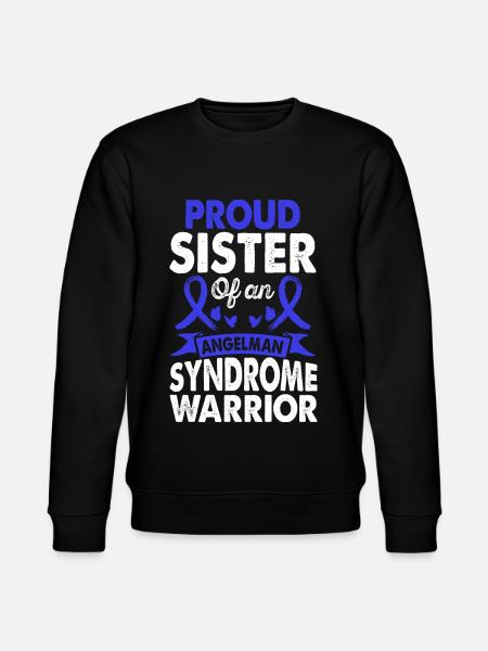 Sister of Angelman Syndrome - Stanley/Stella CHANGER Unisex Organic Sweatshirt - black