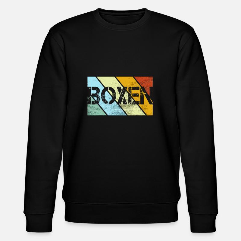 Boxing Retro - Stanley/Stella CHANGER Unisex Organic Sweatshirt - black