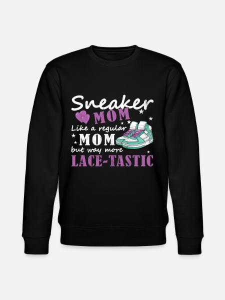 "Sneaker Mom" Lustiger Schuh - Stanley/Stella Unisex Bio-Sweatshirt CHANGER  - Schwarz