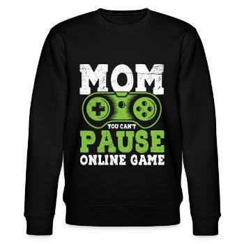 Spielkonsole Gamer Videospiel Pc Gaming Controller - Stanley/Stella Unisex Bio-Sweatshirt CHANGER  - Schwarz - Vorne - Nik (191cm) & Marisol (170cm)