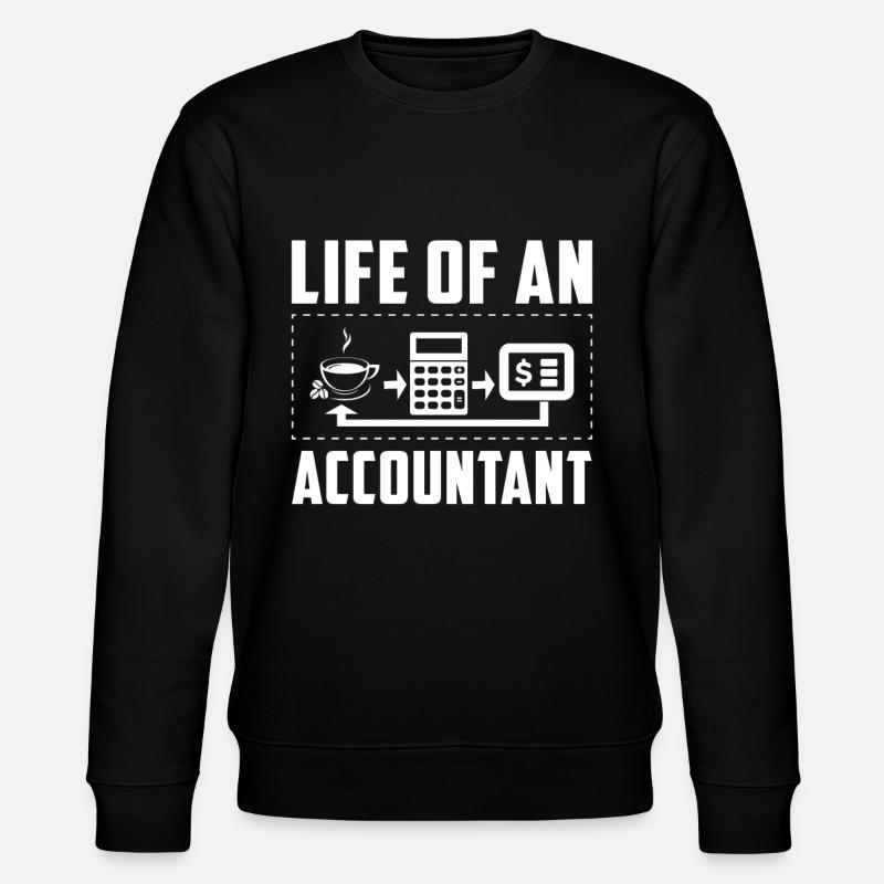 Buchhalter, Steuersaison, Cpa, Buchhaltung, - Stanley/Stella Unisex Bio-Sweatshirt CHANGER  - Schwarz